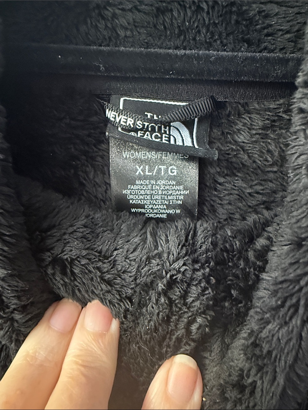The North Face Black Women's Teddy Fleece Jacket - Picture 2 of 3